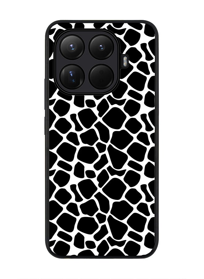 For Xiaomi 15T Pro Case,Slim fit Camera Protection, Shockproof Thin Phone cover  - Cow Skin Print